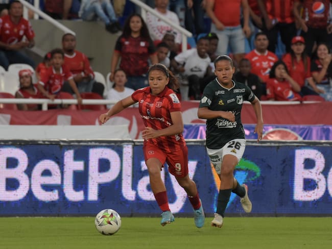 Duelo entre América de Cali y Deportivo Cali en la Liga Femenina / Colprensa