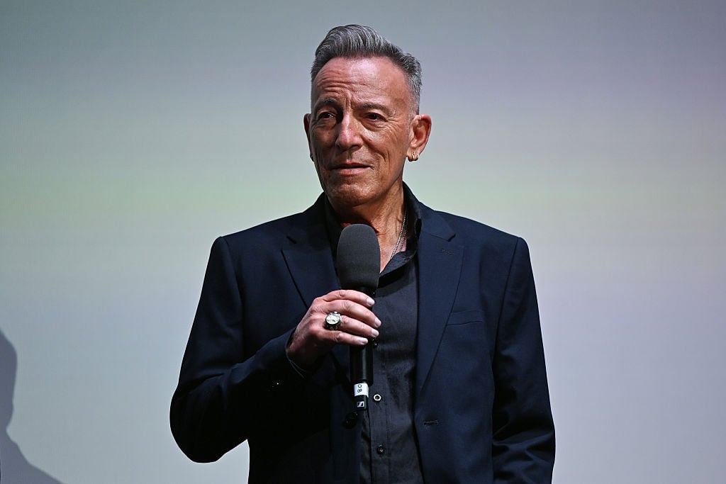 LONDON, ENGLAND - OCTOBER 15: Bruce Springsteen speaks onstage during the "Springsteen: Deliver Me from Nowhere" Headline Gala at the 69th BFI London Film Festival at The Royal Festival Hall on October 15, 2025 in London, England. (Photo by Stuart C. Wilson/Getty Images for BFI)