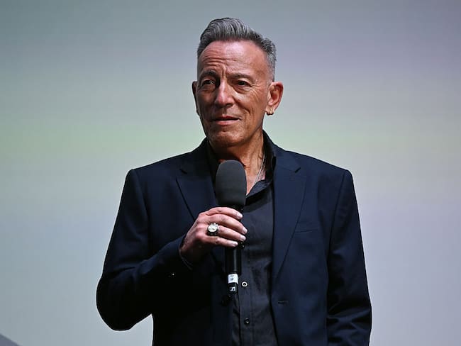 LONDON, ENGLAND - OCTOBER 15: Bruce Springsteen speaks onstage during the "Springsteen: Deliver Me from Nowhere" Headline Gala at the 69th BFI London Film Festival at The Royal Festival Hall on October 15, 2025 in London, England. (Photo by Stuart C. Wilson/Getty Images for BFI)