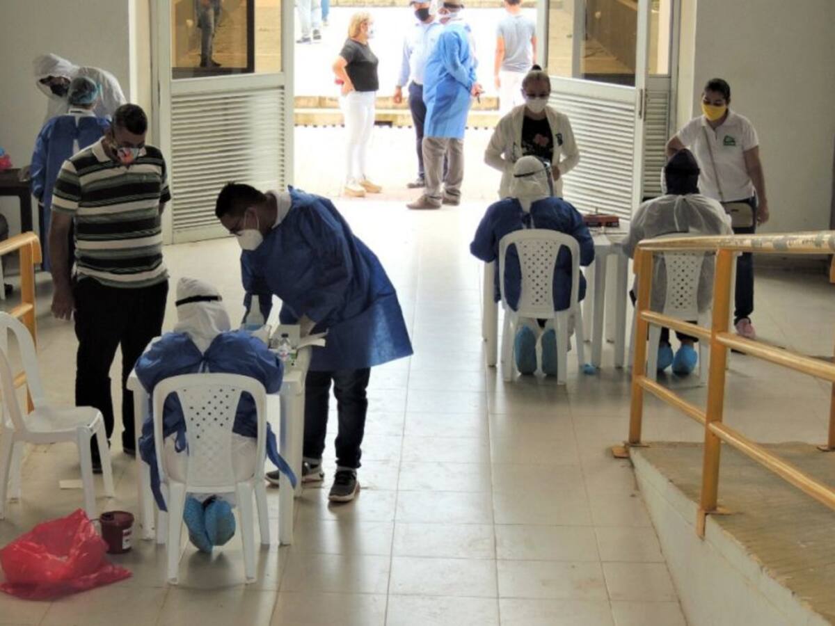 Practican 345 pruebas rápidas de Coronavirus en un solo día en Magangué