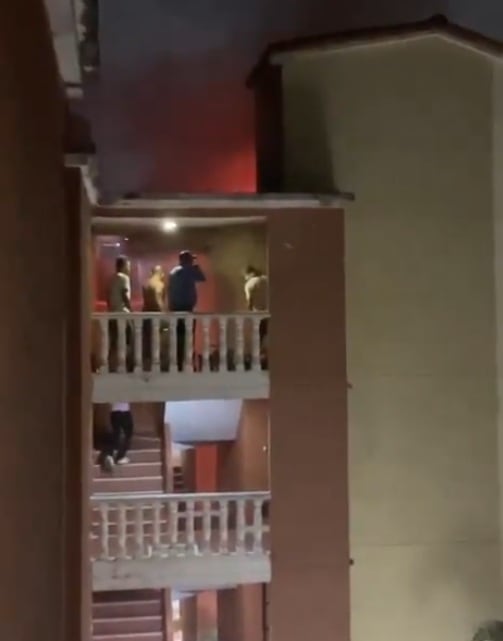 Incendio en conjunto de Barranquilla