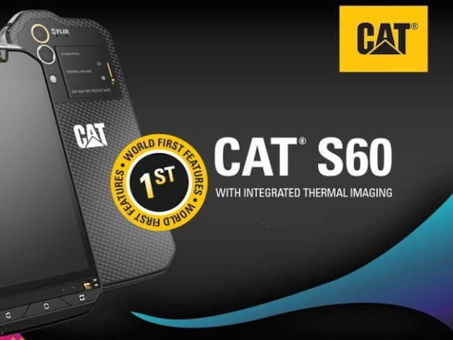 CAT S60, el innovador smartphone con cámara térmica y extrema resistencia