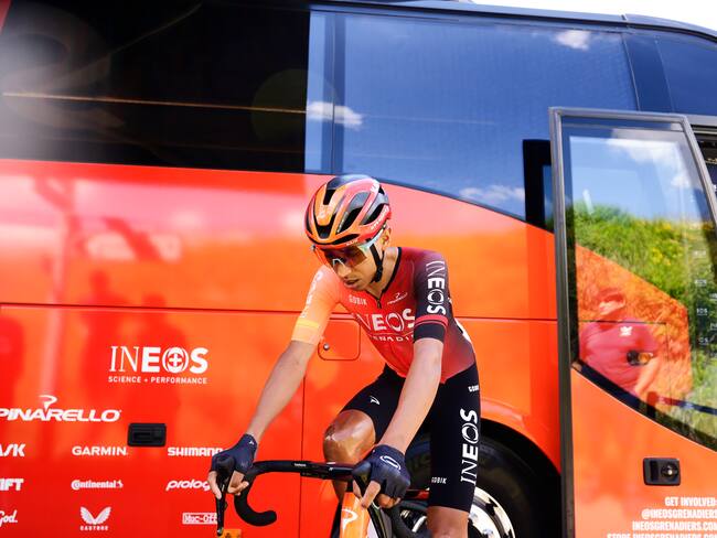 Egan Bernal durante su participación en la Vuelta a Suiza. (Photo by Joan Cros - Corbis/Getty Images)