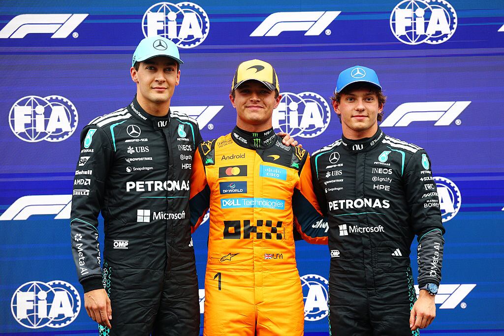 Lando Norris consigue la victoria en el agónico GP de Países Bajos Photo by Bryn Lennon - Formula 1/Formula 1 via Getty Images)