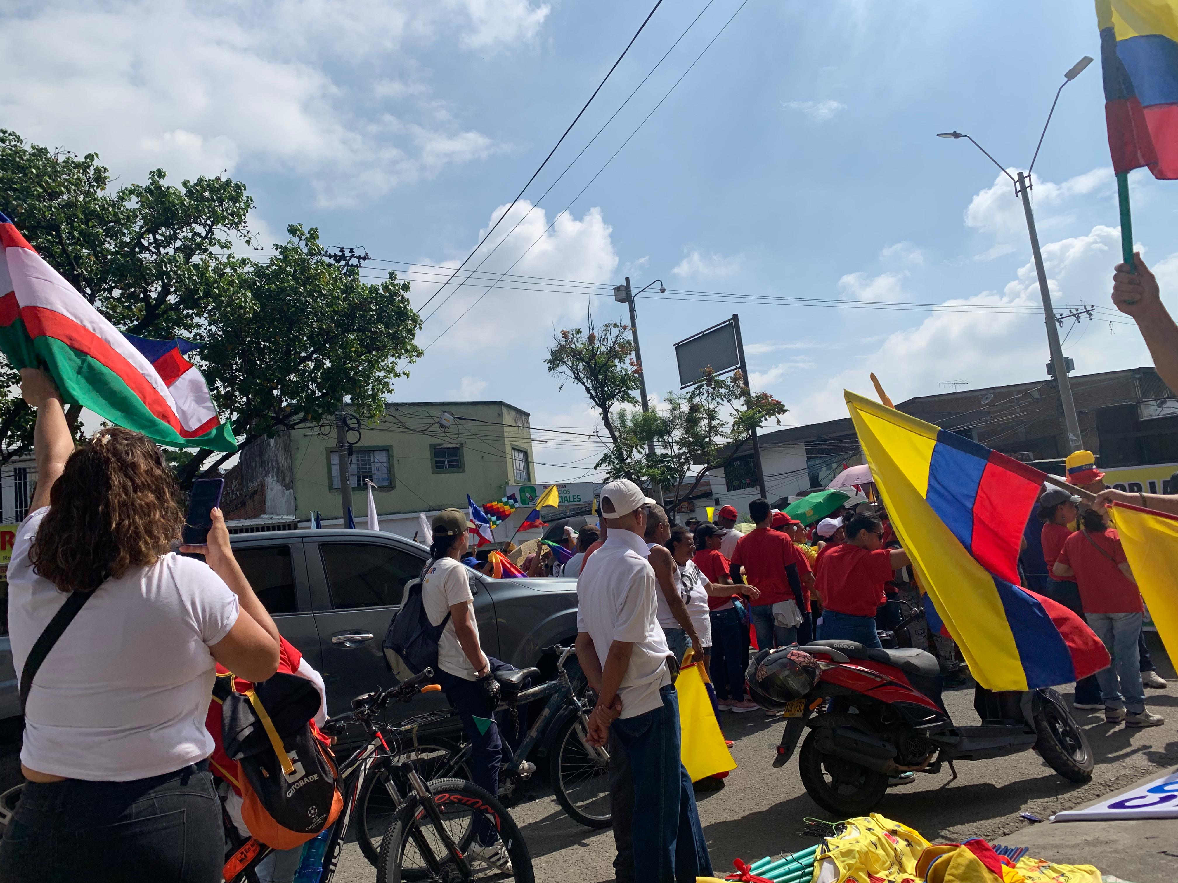 Marcha 01 de mayo en Cali / Foto: Caracol Radio Cali