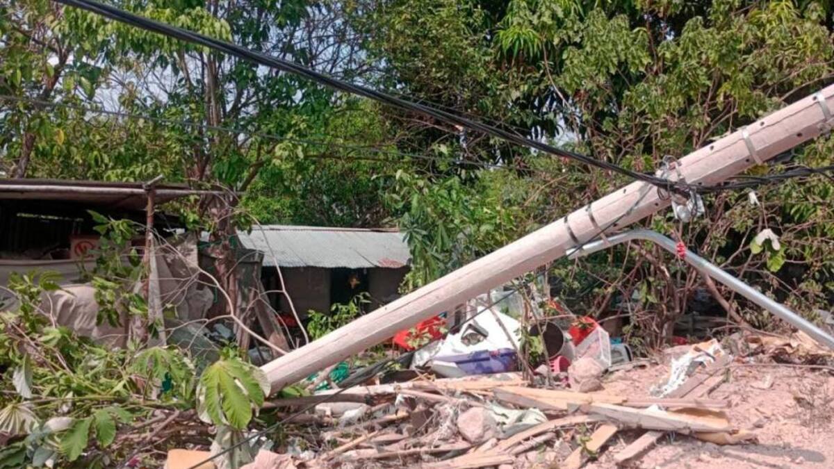 Camión chocó contra una tienda en Simití- Bolívar: hay varios heridos