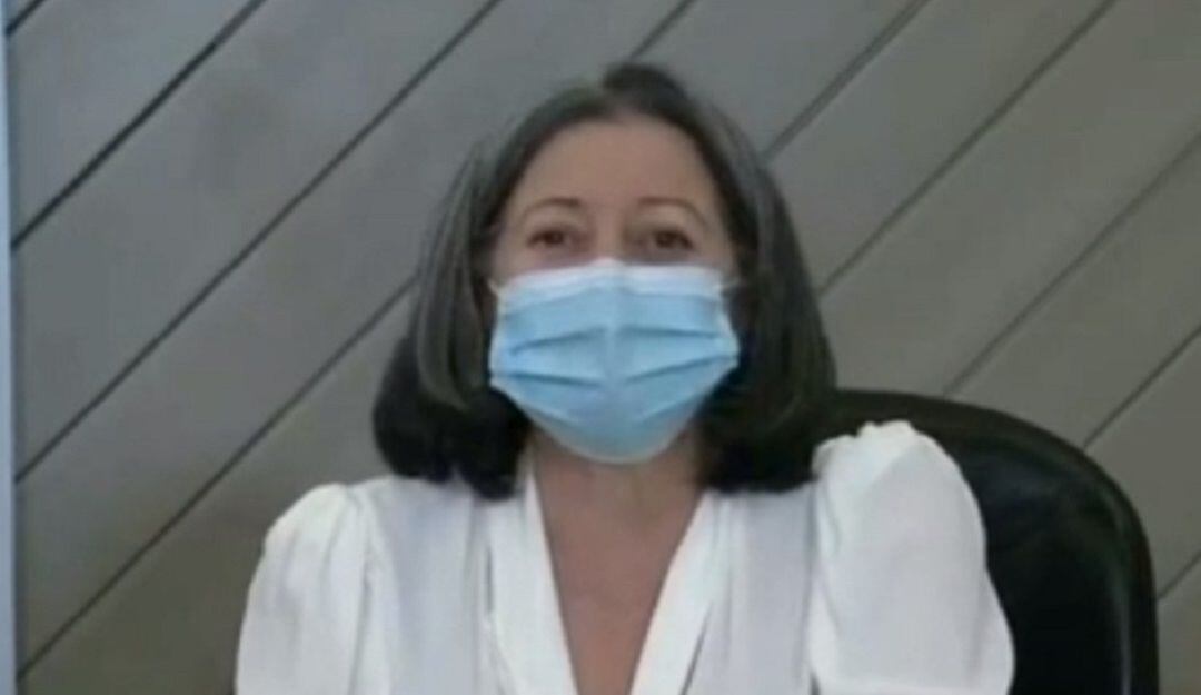 Secretaria de Salud del Valle María Cristina Lemes.