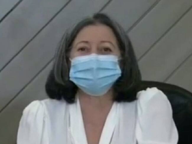 Secretaria de Salud del Valle María Cristina Lemes.