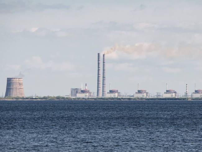 Vista general de la central nuclear de Zaporiyia (Ucrania).          Foto: Getty 