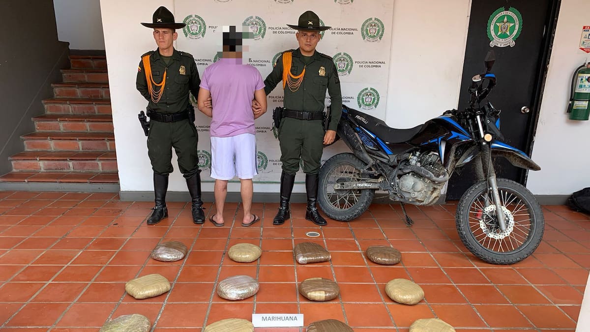 Incautan más de 16 kilos de marihuana y capturan una persona en Putumayo