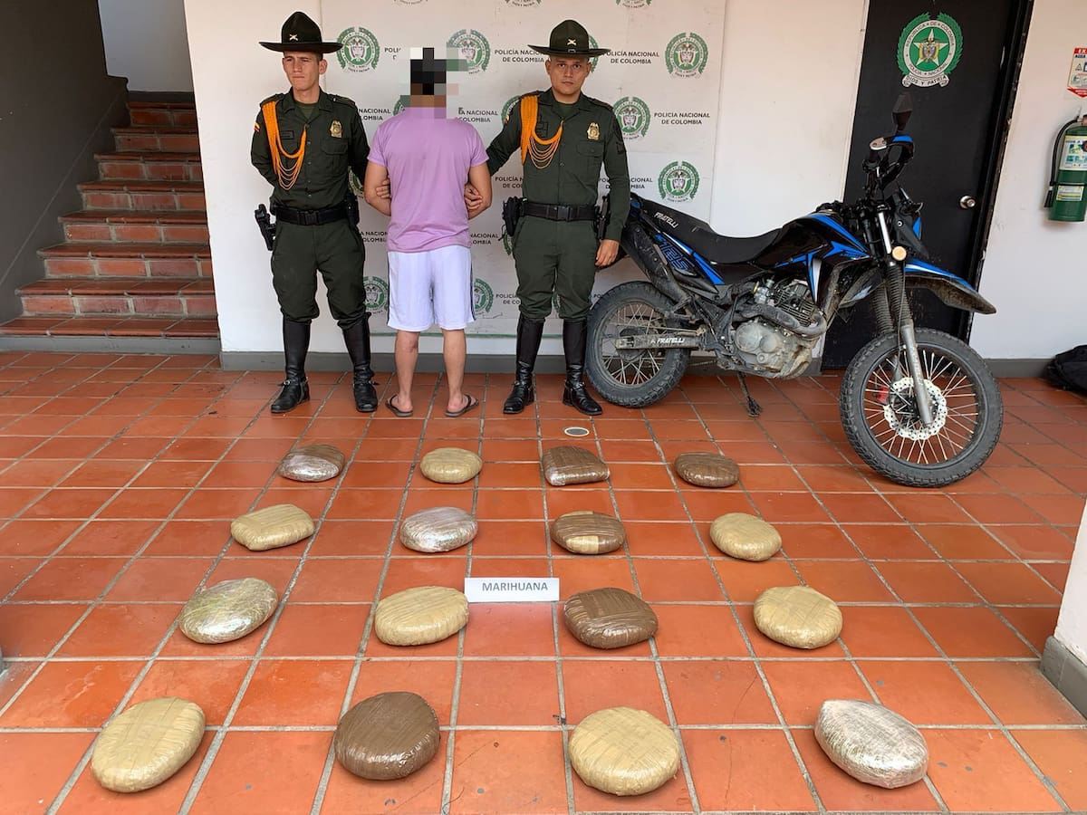 Incautan más de 16 kilos de marihuana y capturan una persona en Putumayo