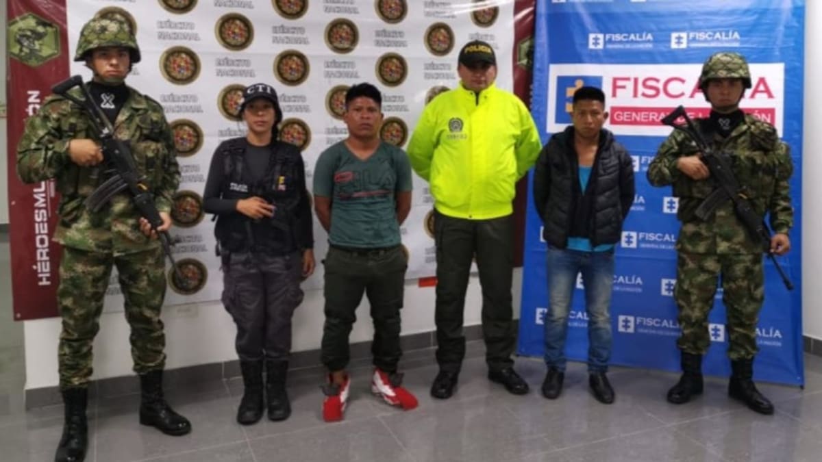 Capturan dos integrantes del ELN que delinquían entre Chocó y Risaralda