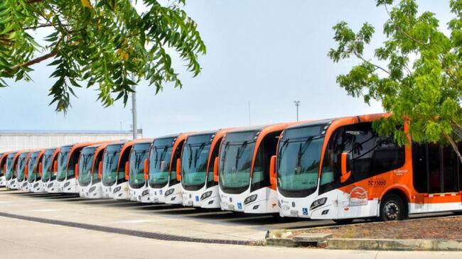 Parqueadero de Transcaribe Cartagena