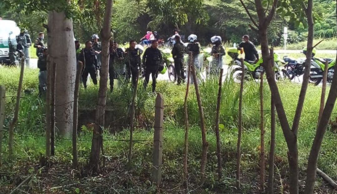 El predio donde habrían sido retiradas unas 300 familias, está ubicado en una zona conocida como La Europea
