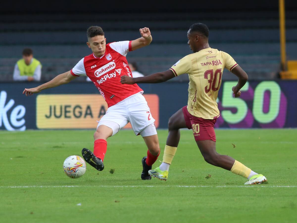 Agüero explicó la motivación que tuvo Santa Fe en el clásico que empató con Millonarios