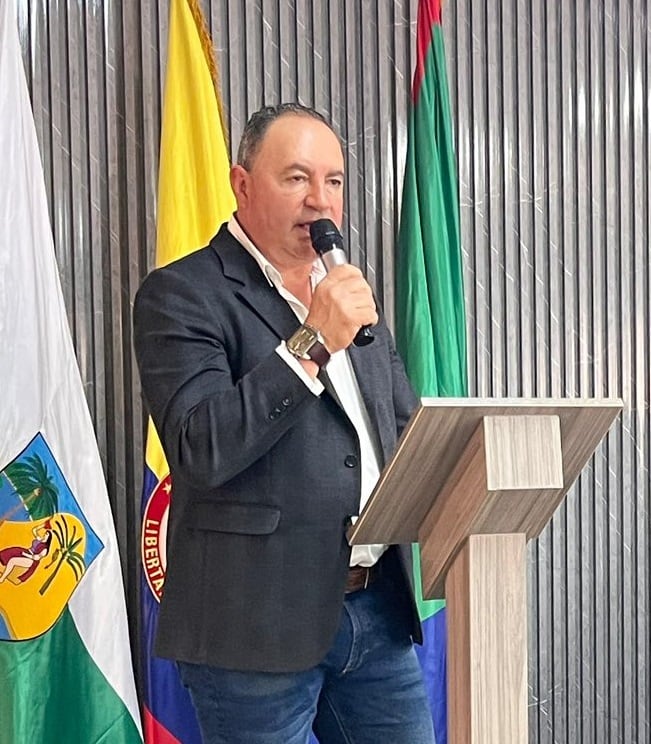 Javier López, alcalde de Don Matías- foto alcaldía