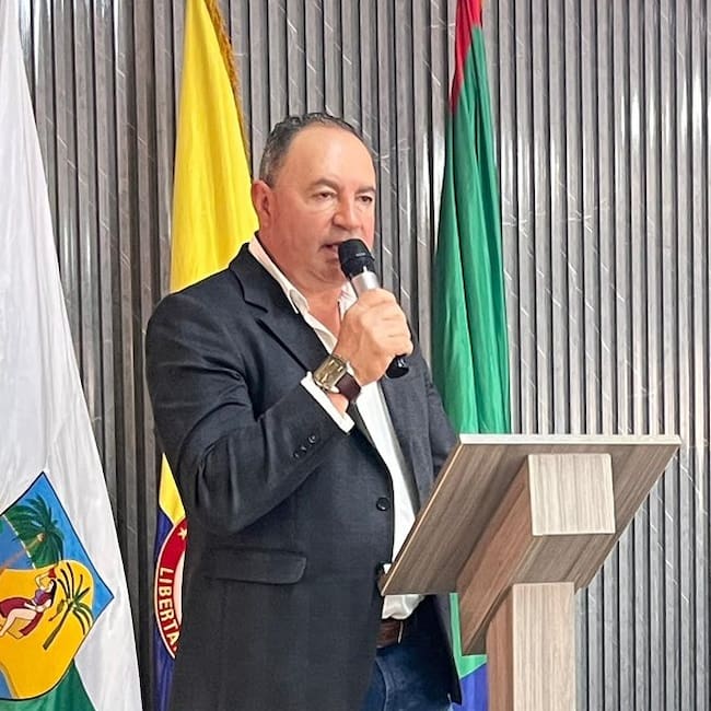 Javier López, alcalde de Don Matías- foto alcaldía