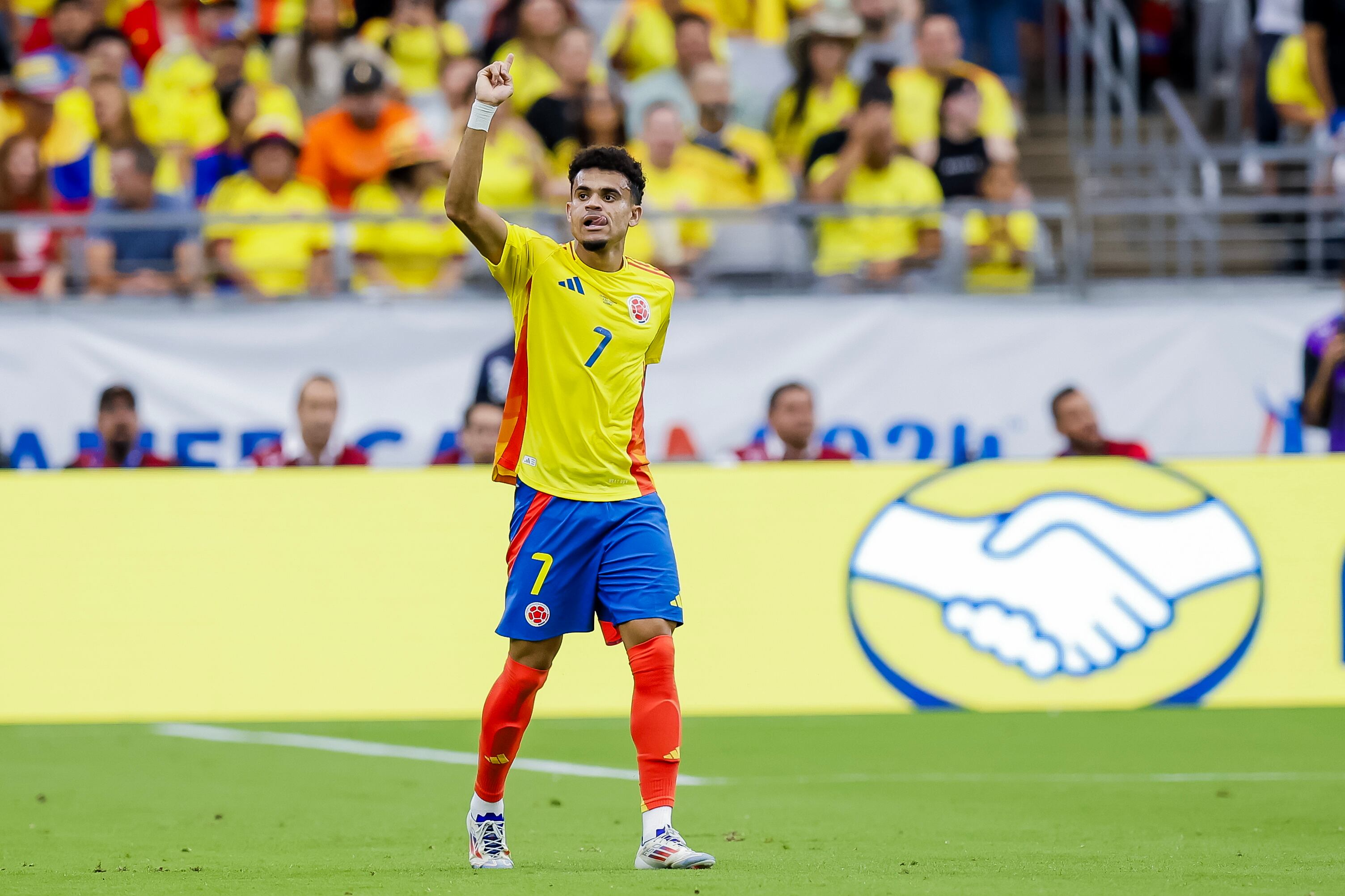 Luis Díaz en la Selección Colombia. EFE/EPA/JOHN G. MABANGLO