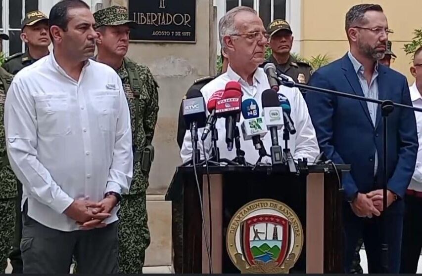 Visita del Ministro de Defensa a Bucaramanga