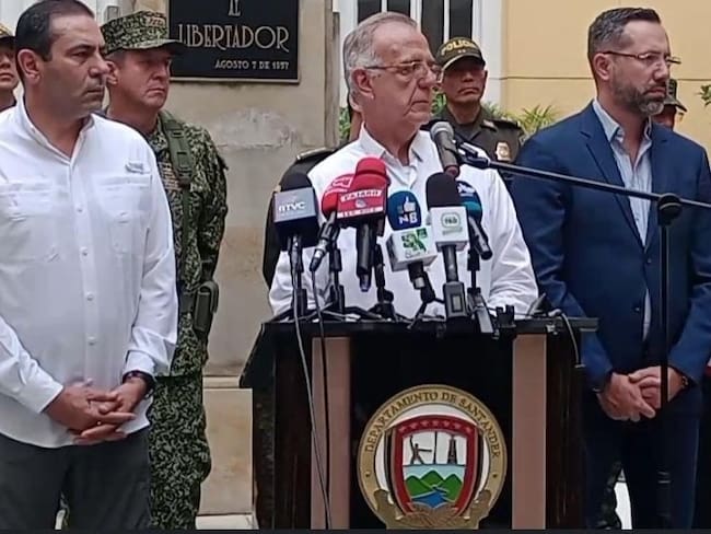 Visita del Ministro de Defensa a Bucaramanga