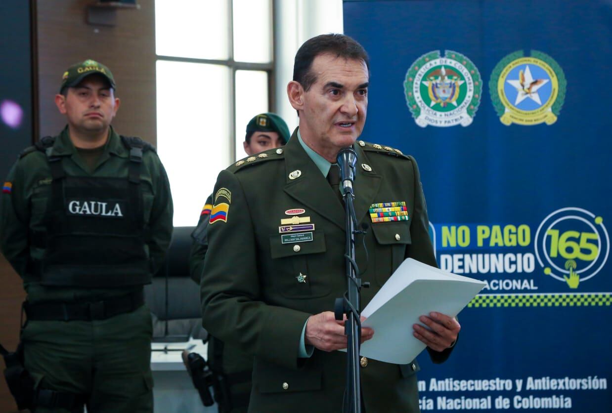 El director de la Policía, general William Salamanca