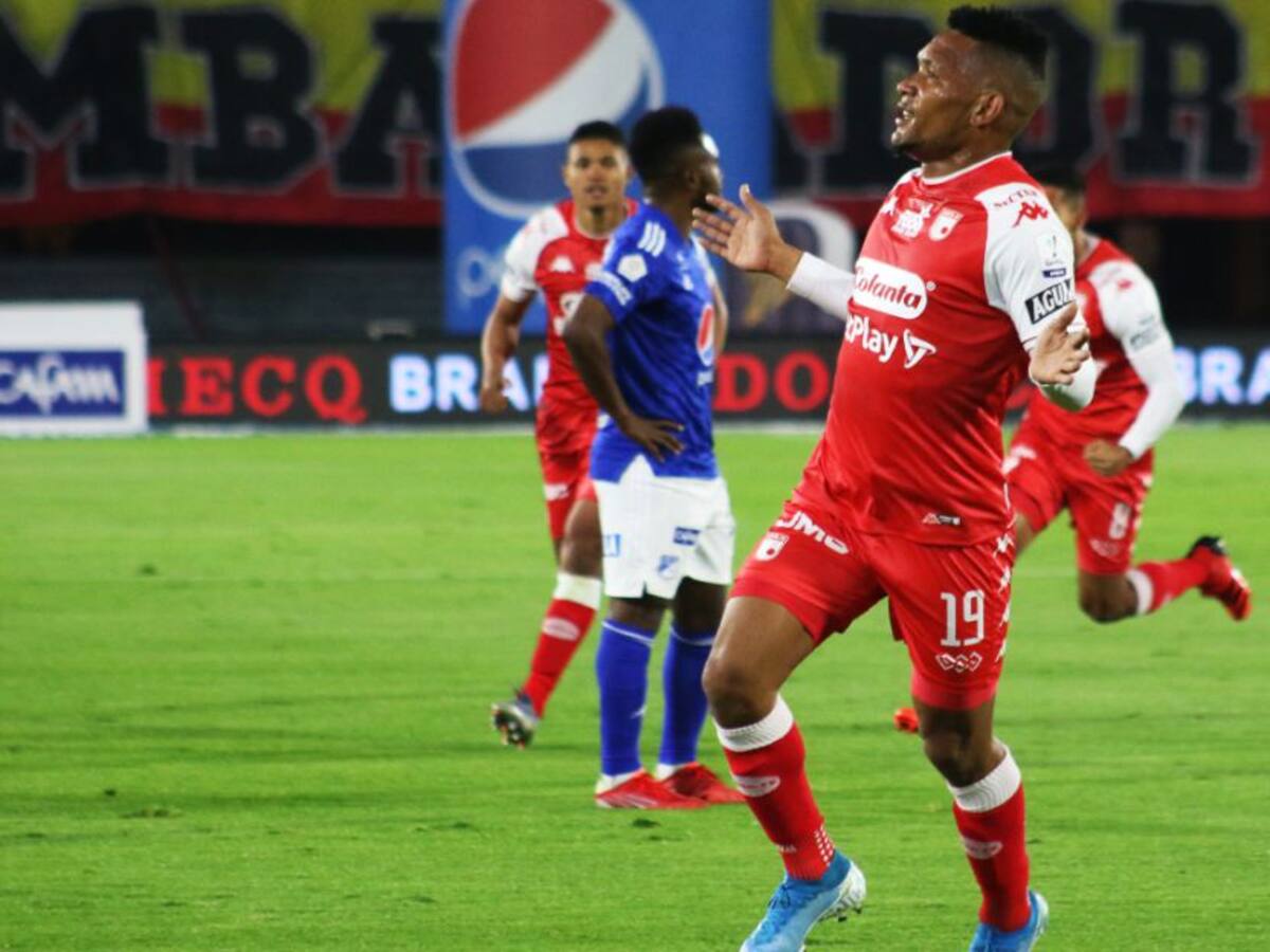 Santa Fe revivió ante Millonarios con un Ronaldo como protagonista