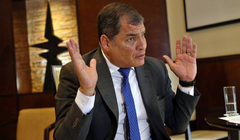 Rafael Correa, expresidente de Ecuador