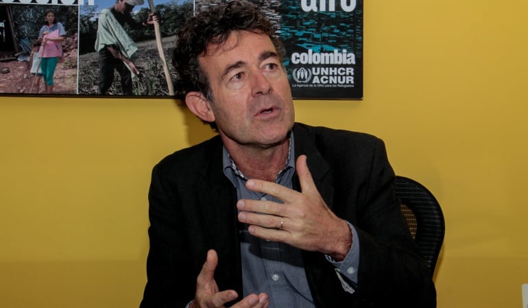 Josef Merks, representante de Acnur, Agencia de Naciones Unidas para los Refugiados. 