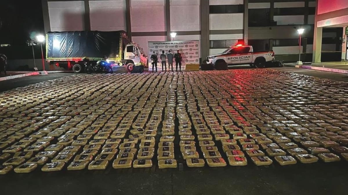 Incautan alucinógenos avaluados en doce mil millones de pesos en Caquetá