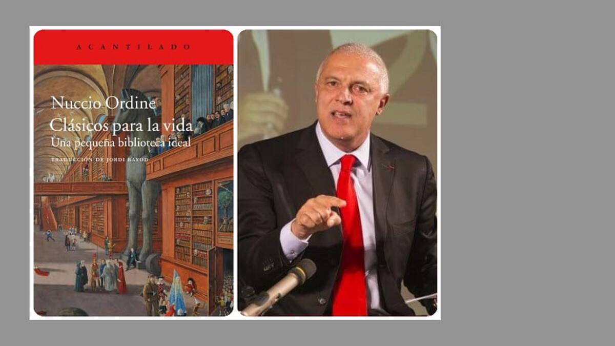 “Clásicos para la vida”: un libro escrito por el profesor y filósofo italiano Nuccio Ordine