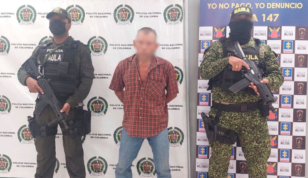 Este hombre fue detenido en el municipio de María La Baja y sería presunto integrante del Clan del Golfo