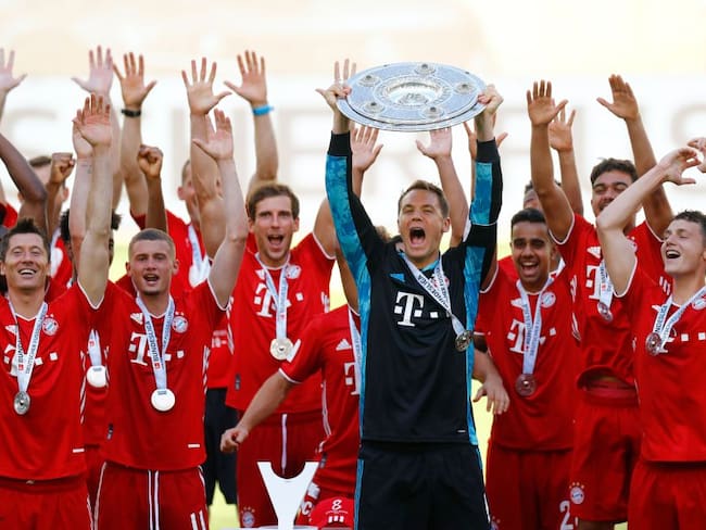 Así celebró el Bayern Munich su octavo título consecutivo en la Bundesliga