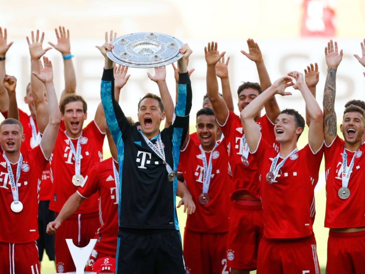 Así celebró el Bayern Munich su octavo título consecutivo en la Bundesliga