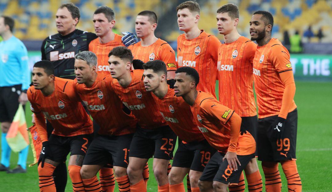 Jugadores del Shakhtar Donetsk.