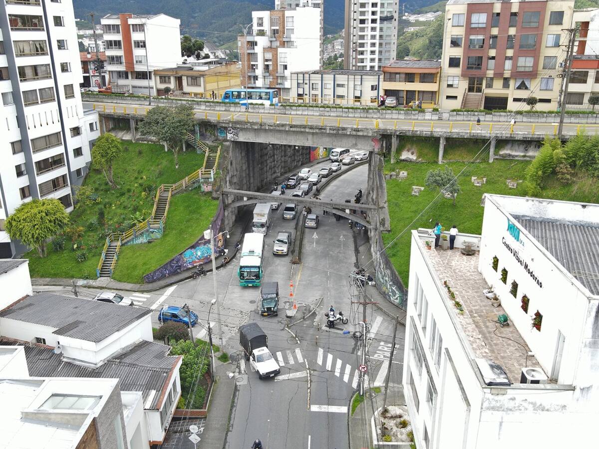 Otro intento de suicidio en el puente Viscaya en Manizales