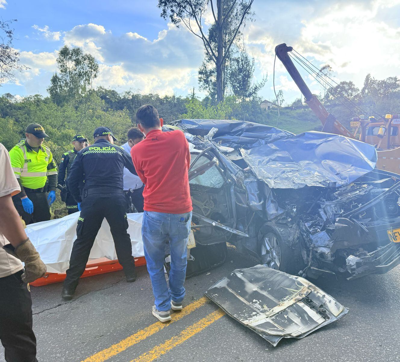 Esquema de seguridad del exvicepresidente Germán Vargas Lleras sufrió un accidente en Belén, Boyacá, presuntamente por una falla mecánica.