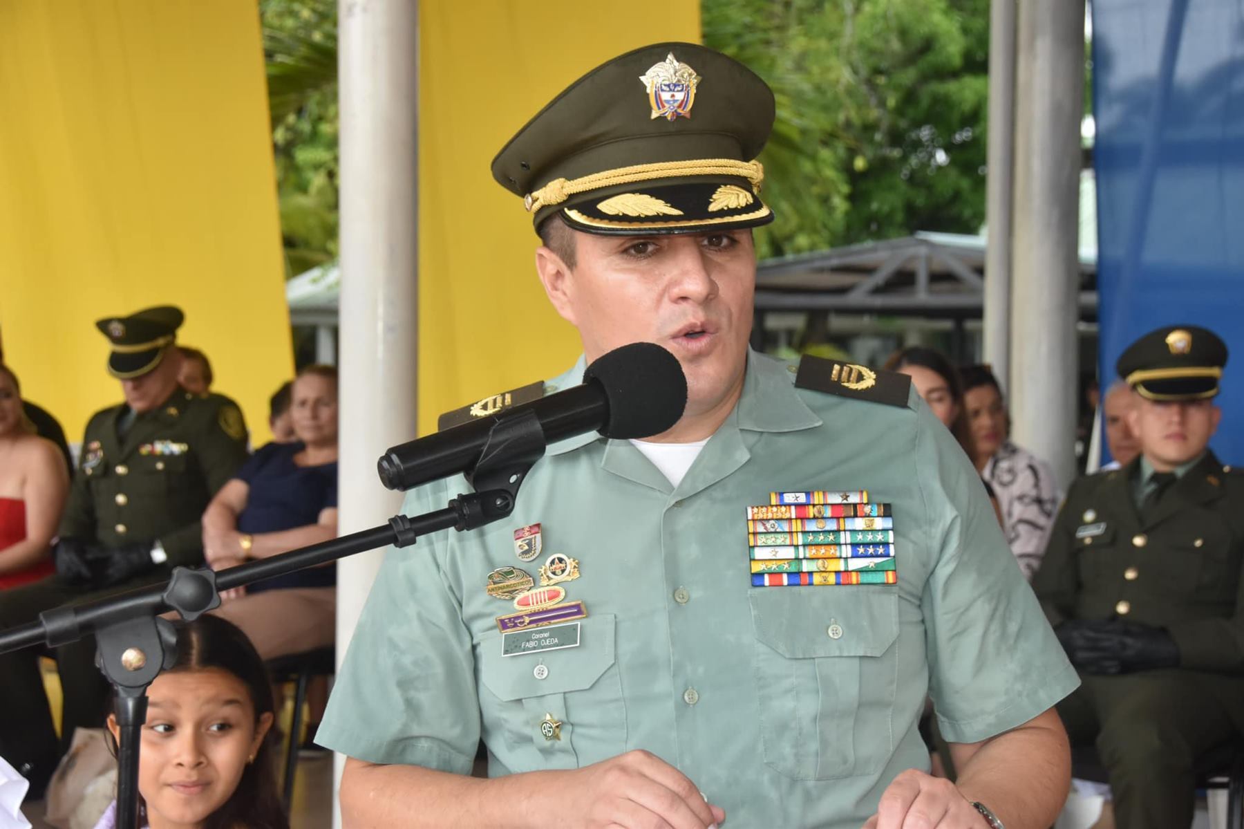 Coronel Fabio Ojeda, comandante de la Policía en el Tolima