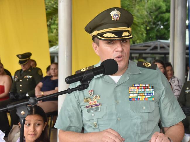 Coronel Fabio Ojeda, comandante de la Policía en el Tolima