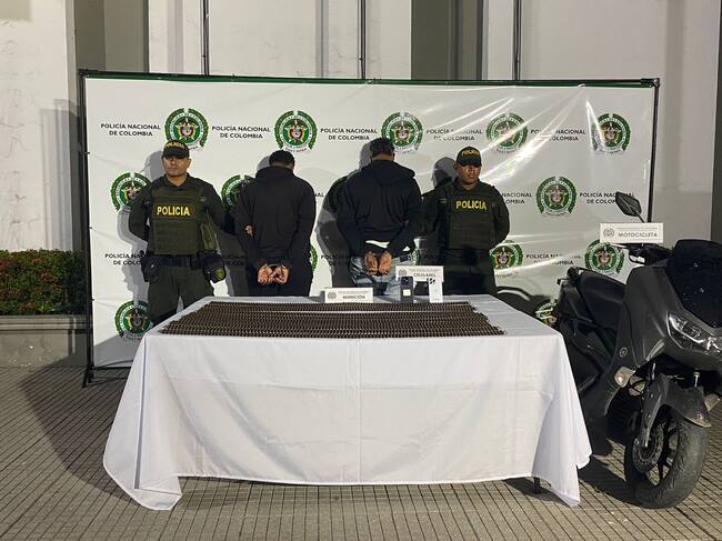 Cartuchos incautados en Urabá- foto policía Urabá