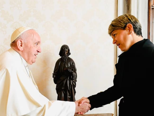 Veronica Alcocer tuvo un nuevo encuentro con el papa Francisco