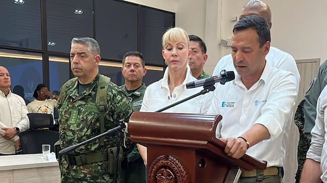 En Palmira, Valle, el ministro de Defensa, Pedro Sánchez, presidió un Consejo Extraordinario de Seguridad.