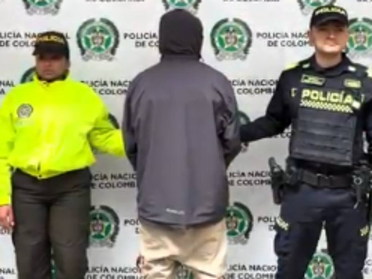 Capturan a hombre que asesinó a otro por pedirle que no lanzara pólvora en La Ceja