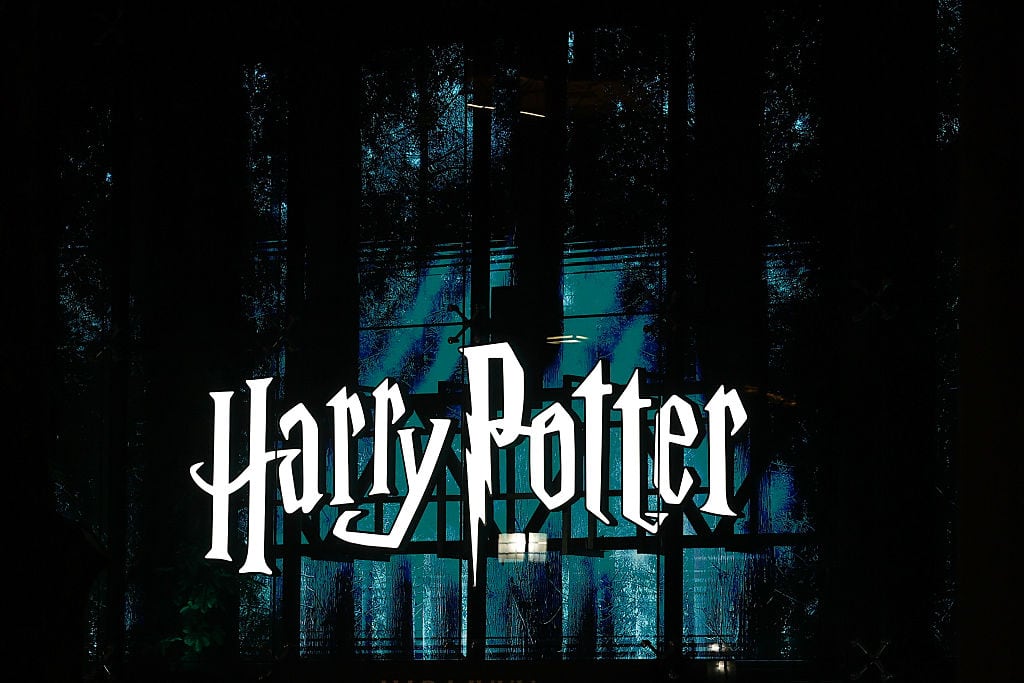 Harry Potter logo is seen in Tokyo, Japan on March 20, 2026. (Photo by Jakub Porzycki/NurPhoto via Getty Images)