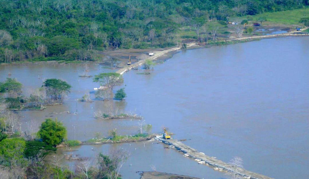 Obras en La Mojana en Cara de Gato registran un 84% de avance