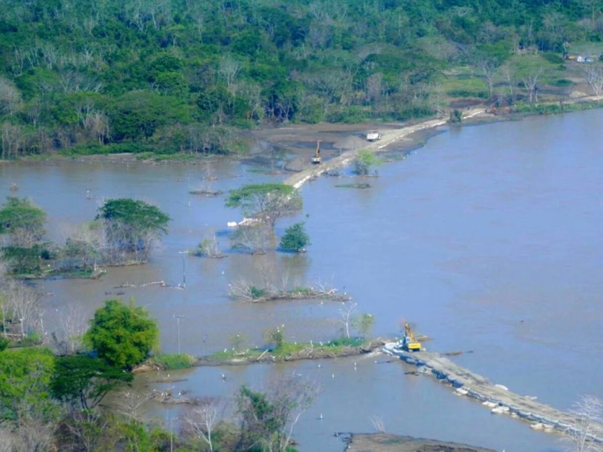 Obras en La Mojana en Cara de Gato registran un 84% de avance