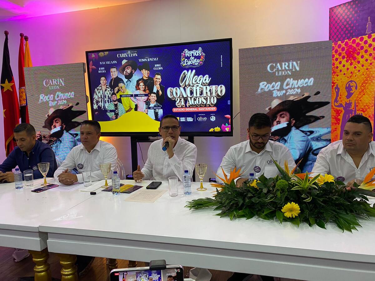 Carin León es el artista principal que estará en las Ferias de Cúcuta 2024