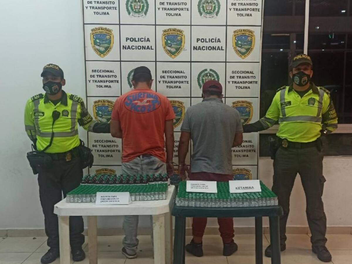Incautan insumos para drogas sintéticas en Ibagué