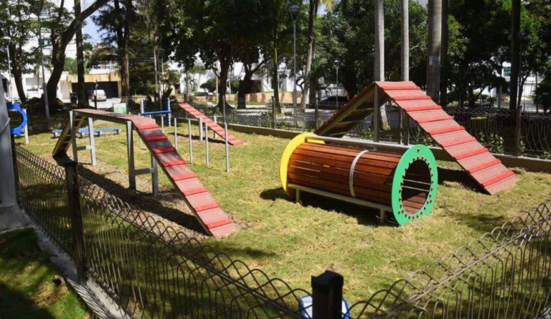 Uno de los parques en Barranquilla.
