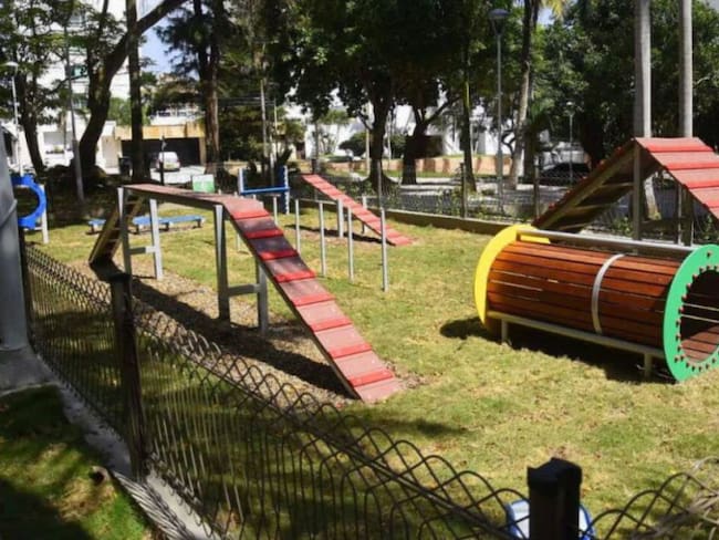 Uno de los parques en Barranquilla.