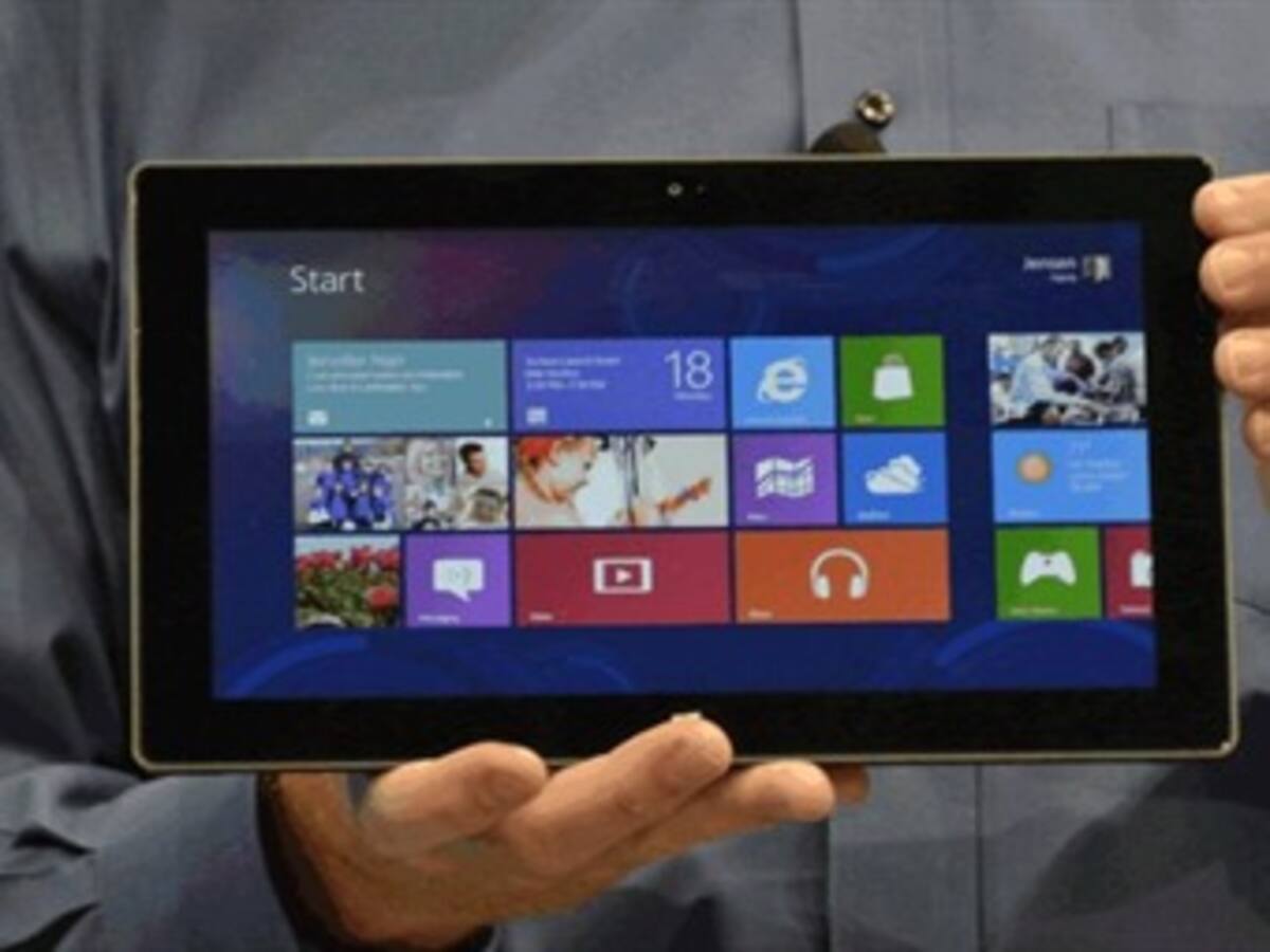 Microsoft presenta 'Surface' su propia tableta para competir con Apple